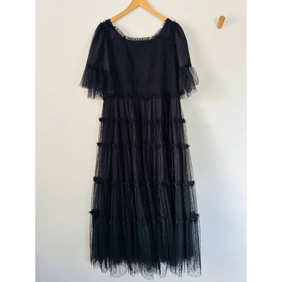 Jessakae Women's Sz 2X Black Senna Tulle Dress - Picture 6 of 14